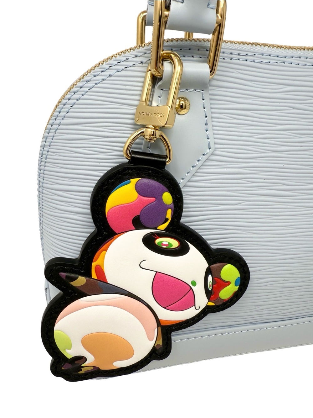 Louis Vuitton Takashi Murakami Alma BB Epi Blue Multicolor Panda - Picture 13 of 16